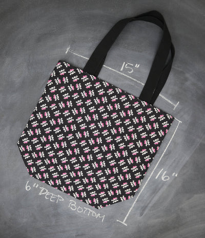 Worth Doing Library Style Tote in Bow to the Bone