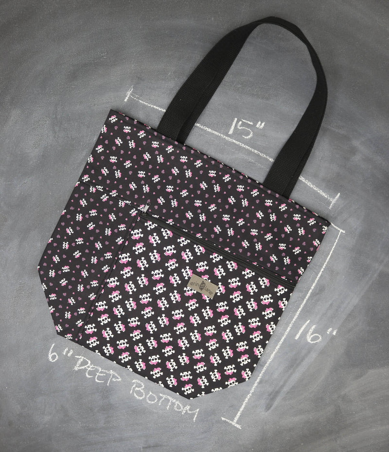 Worth Doing Library Style Tote in Bow to the Bone