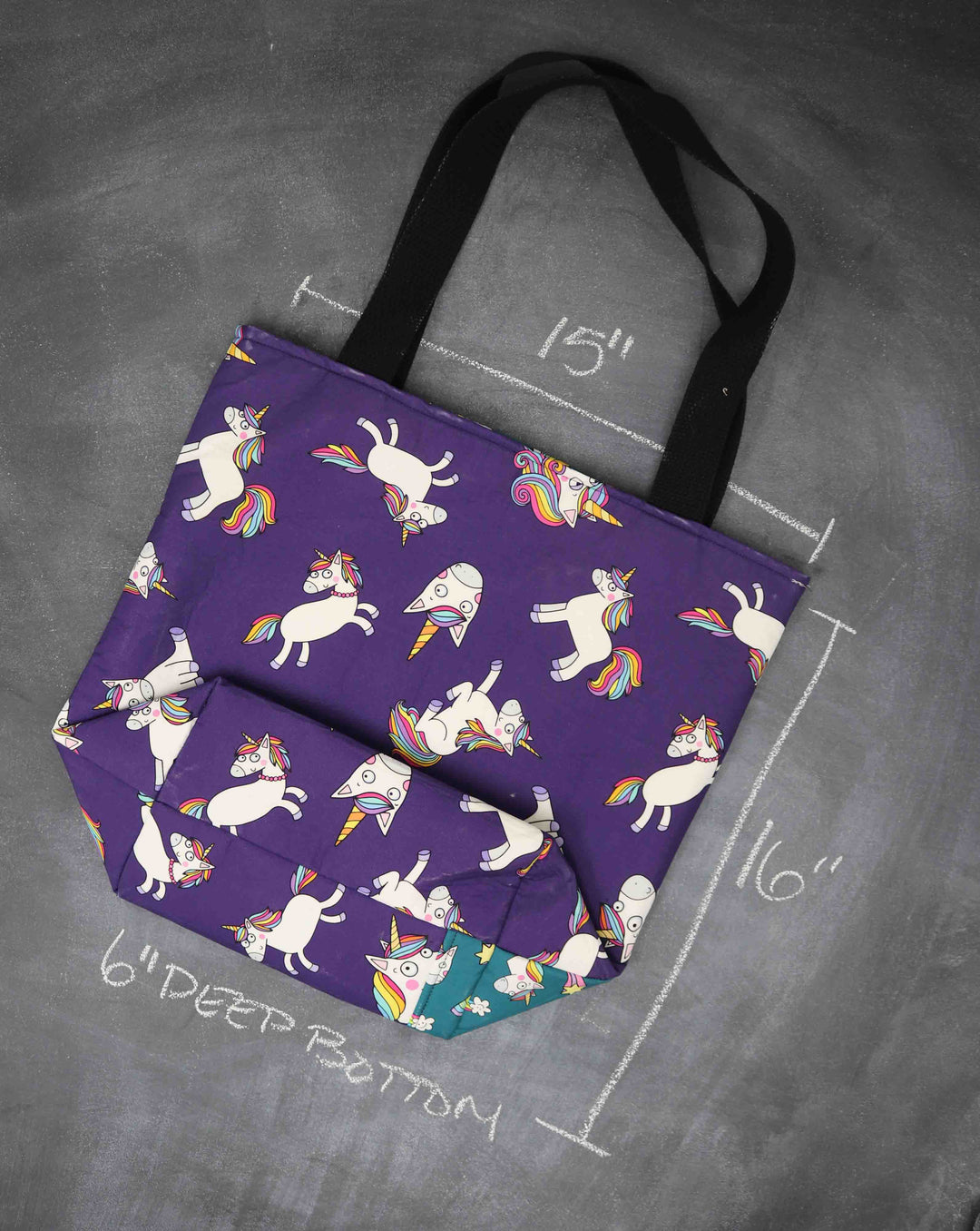 Worth Doing Library Style Tote in Candy Mountain