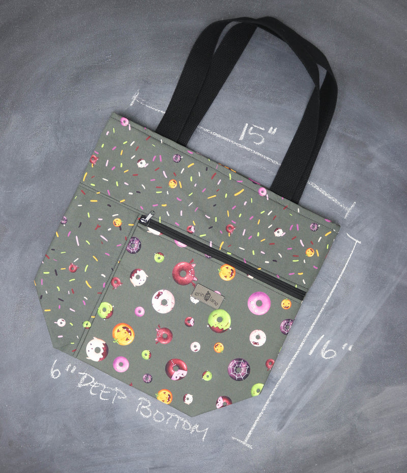 Worth Doing Library Style Tote in Boo Beingets