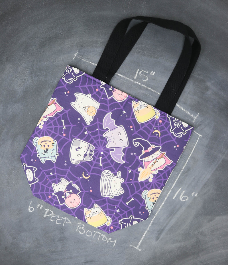 Worth Doing Library Style Tote in Meow-ster