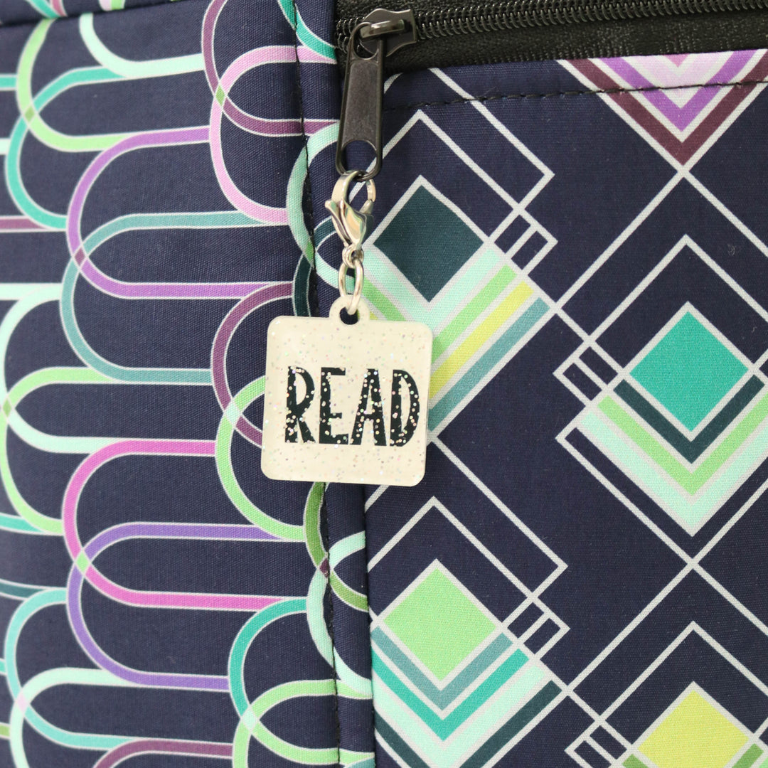 Phrase Charm Bag and Bookmark Embellishment