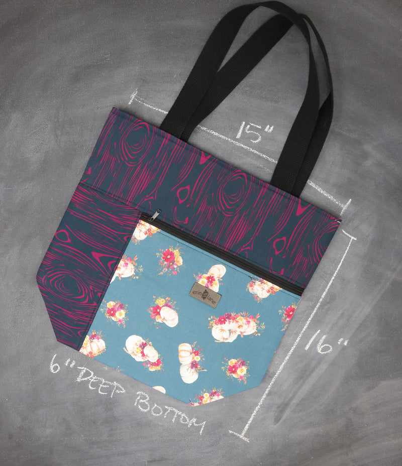 Worth Doing Library Style Tote in On the Vine