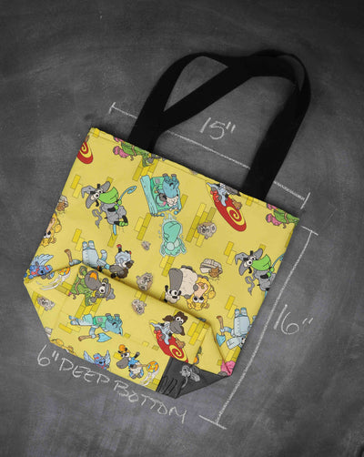 Worth Doing Library Style Tote in Wizard of Oz Sheeple