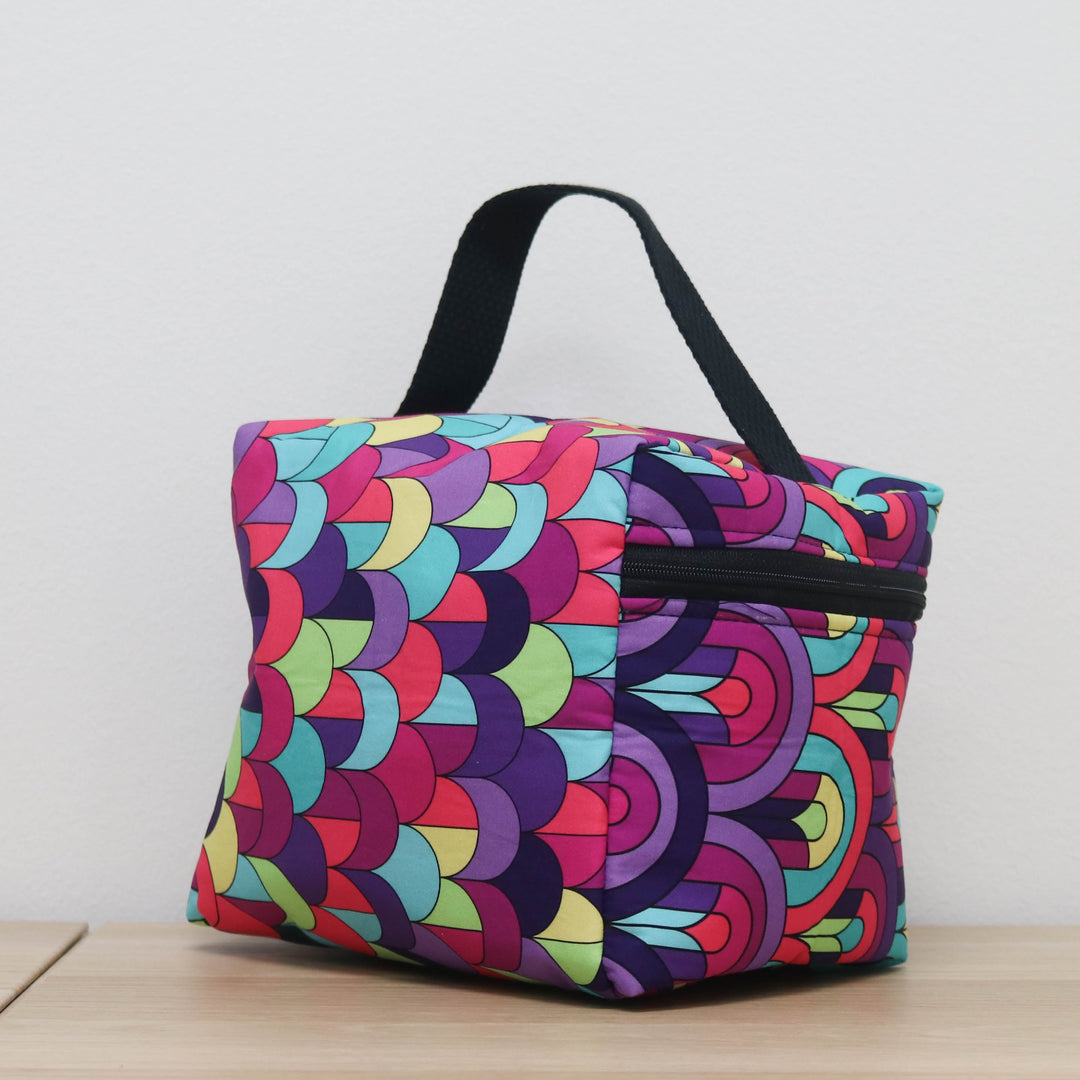 Zip Your Lid Train Case in Chandeliers at Dusk