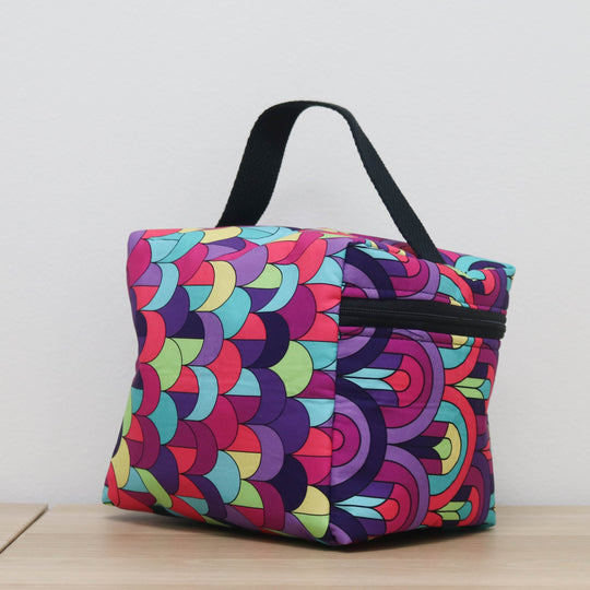 Zip Your Lid Train Case in Chandeliers at Dusk