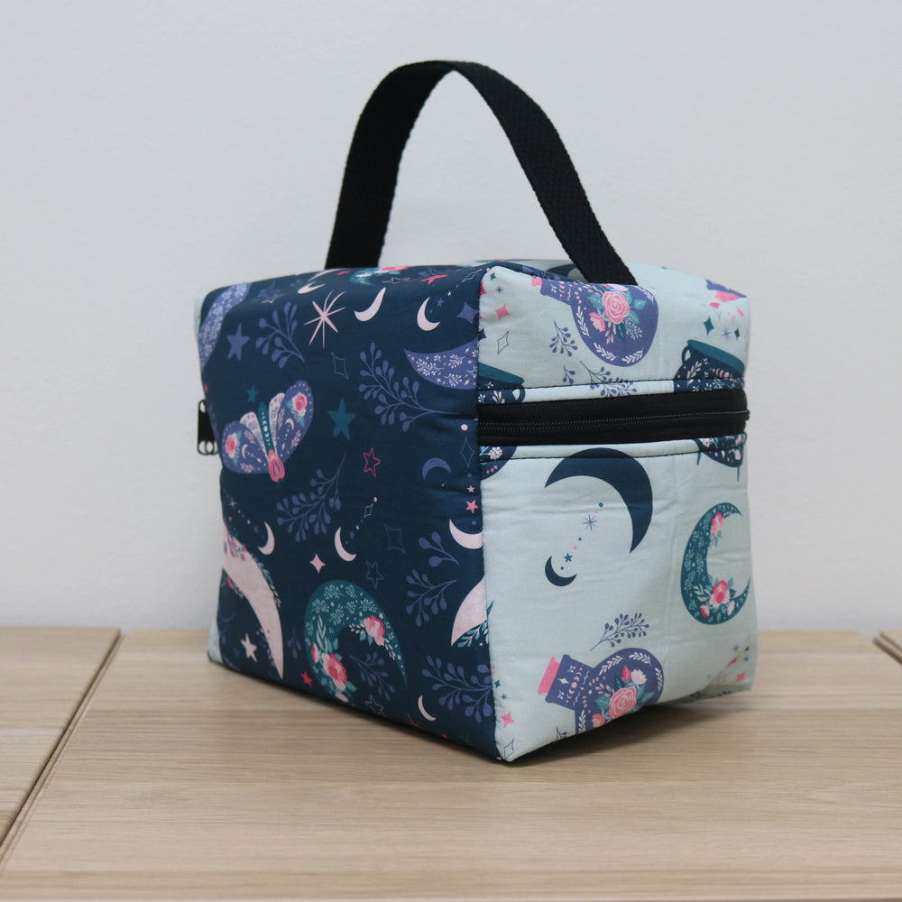 Zip Your Lid Train Case in Moonlit Enchantment