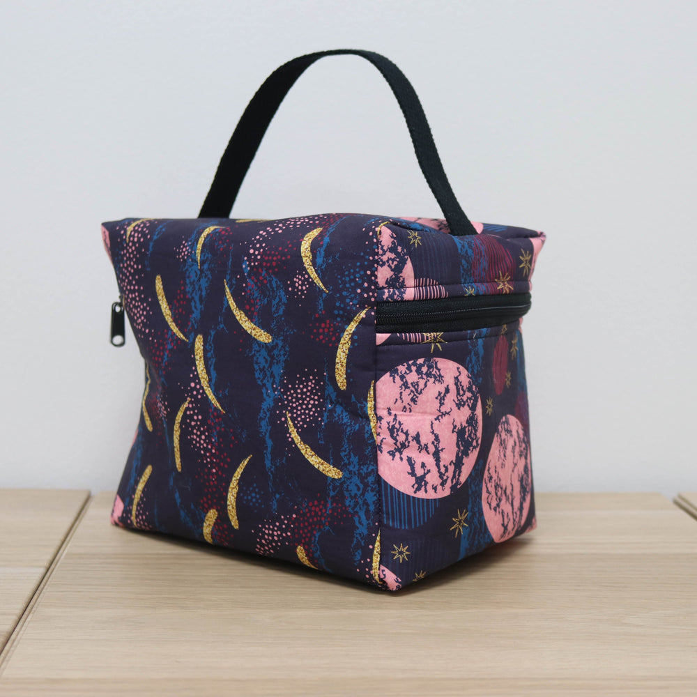 Zip Your Lid Train Case in Moon Shadow Rosé