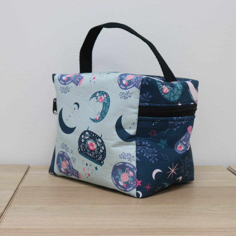 Zip Your Lid Train Case in Crescent Sonata