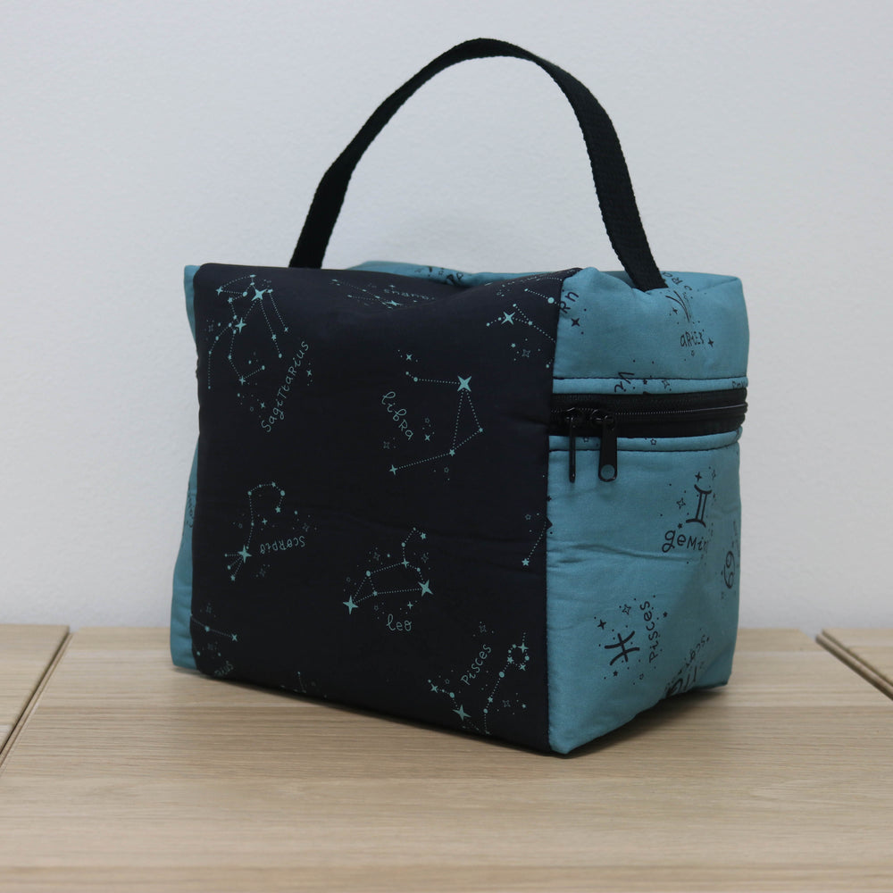 Zip Your Lid Train Case in Stargazer's Voyage