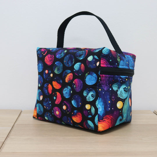 Zip Your Lid Train Case in Technicolor Twilight