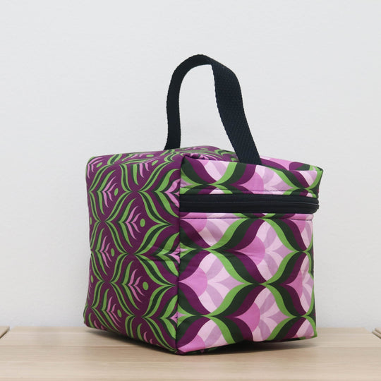 Zip Your Lid Train Case in Waltz in Violet