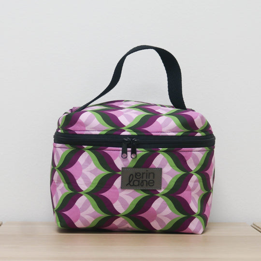 Zip Your Lid Train Case in Waltz in Violet