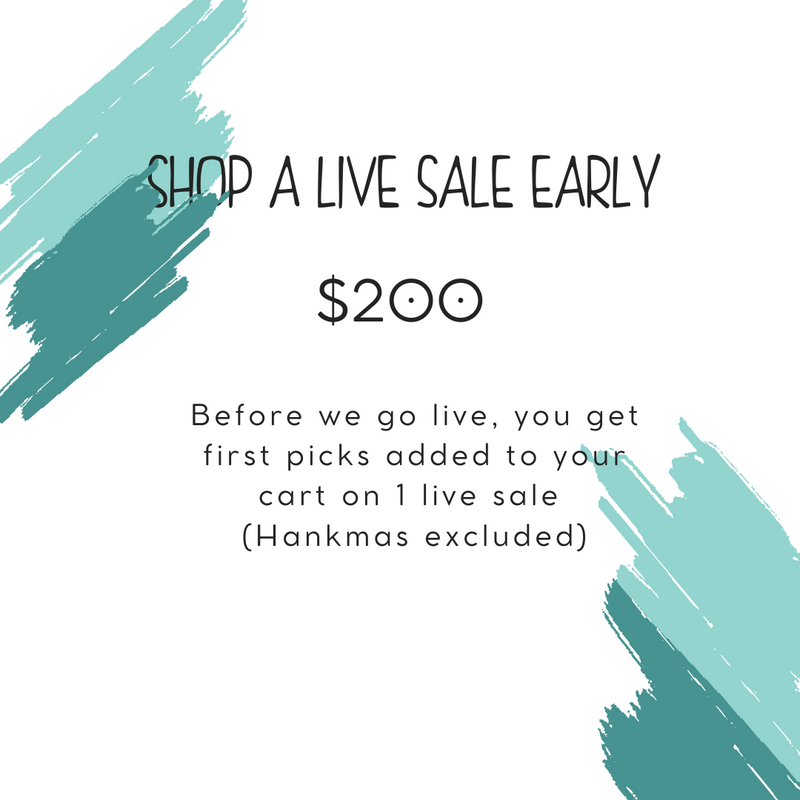 Next Steps: Shop A Live Sale Early
