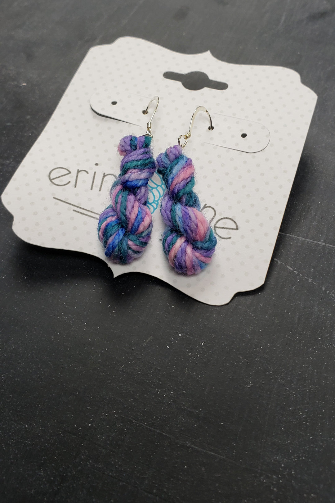 Mini Hank Earrings in Easter Egg Hunt