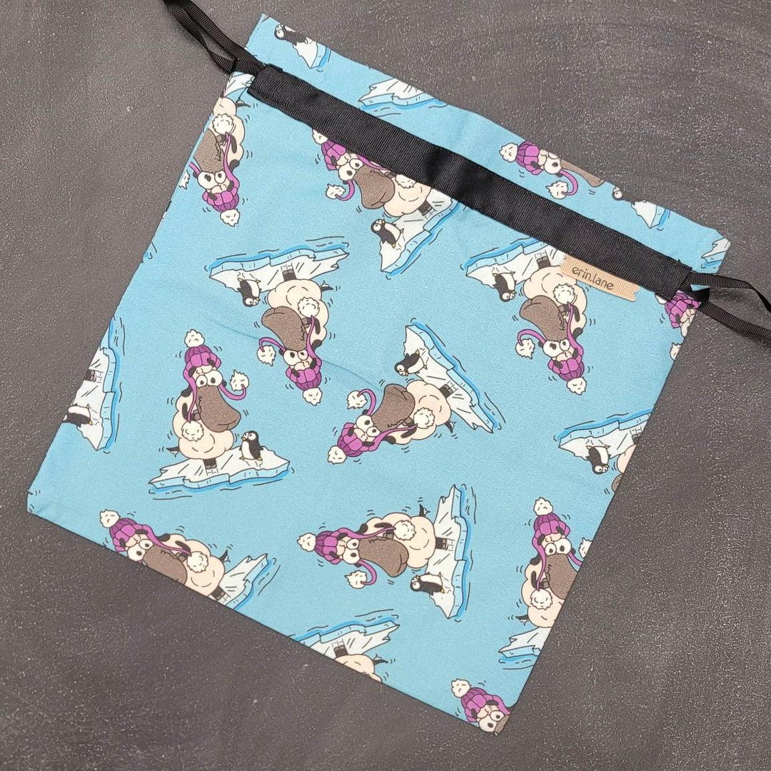 Small Project Bag in Antarctica Sheeple