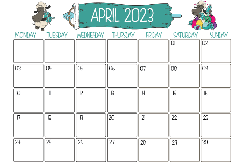 April Month Planning Download
