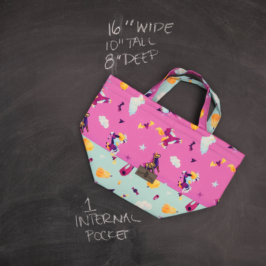 Bucket Tote Bag in Unicorn Costumes