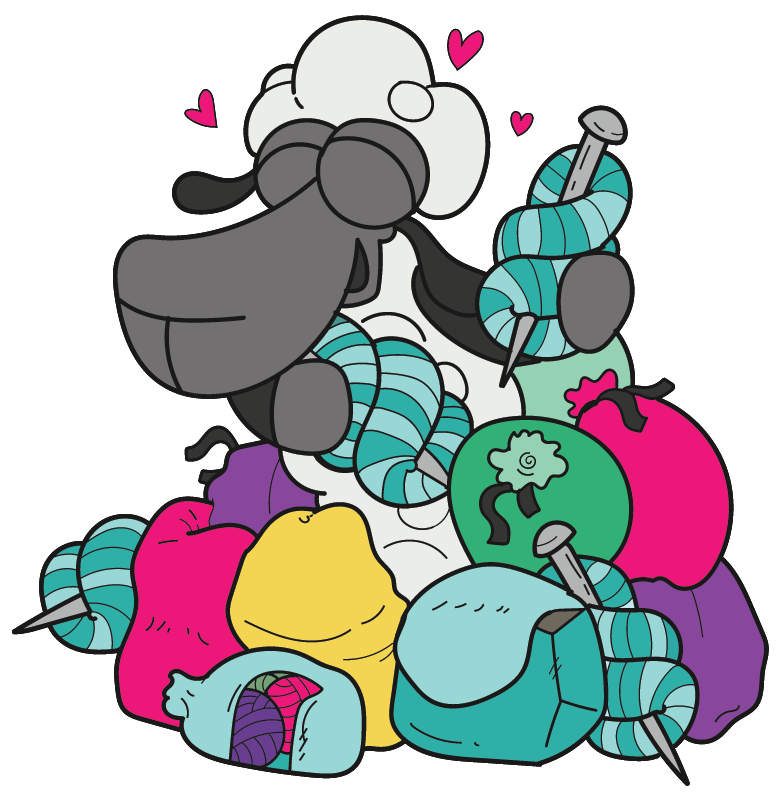 Next Steps: Sticker-Bag Besties Sheeple