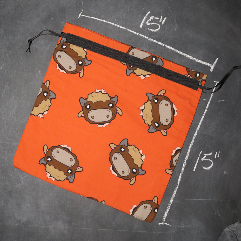 Large Project Bag in Bison Butts