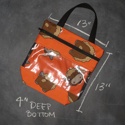 View Ewe Tote Bag in Bison Butts