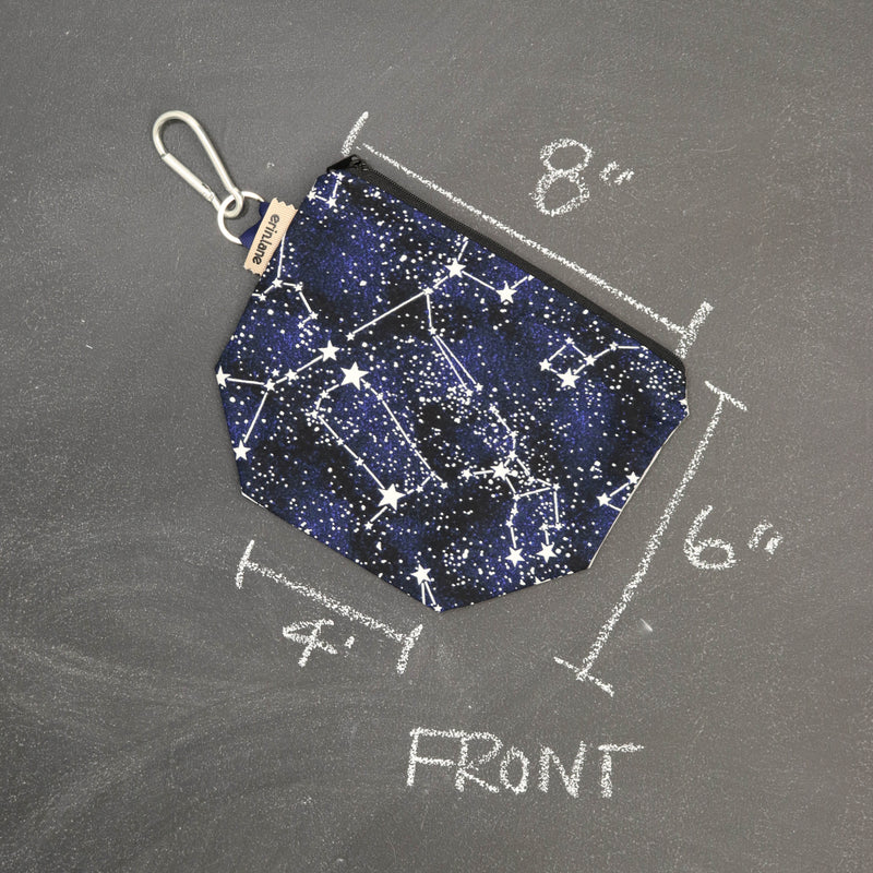 Dice Project Bag in Glow in the Dark Constellations