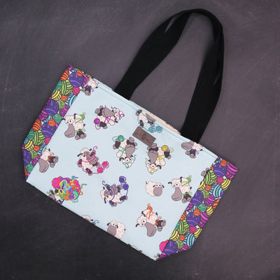 Everyday Tote Bag in Knotty Sheeple