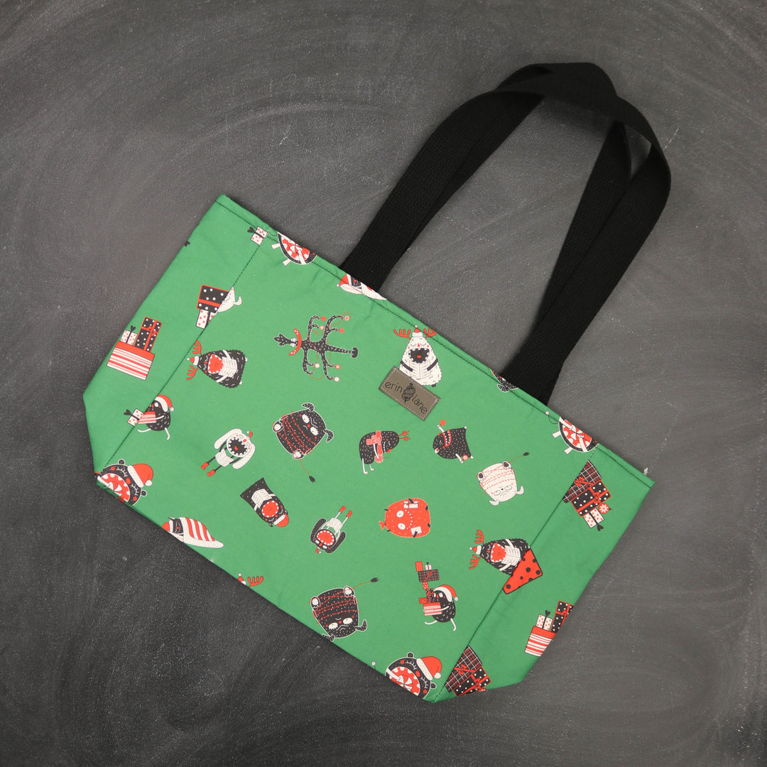 Everyday Tote Bag in Boo Gnomes