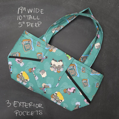 Ewesful Tote  Bag in Golden Girls Sheeple