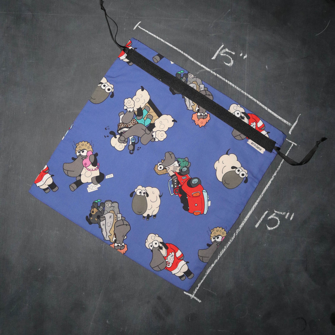 Large Project Bag in Ferris Bueller Sheeple