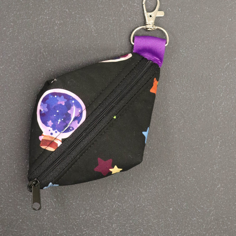 Notions Gem Key Fob for Knitters and Crocheters in Bottle The Stars