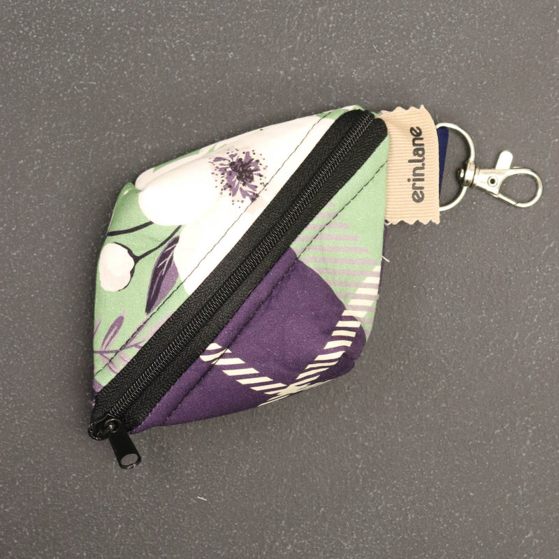 Notions Gem Key Fob for Knitters and Crocheters in Fraser Floral