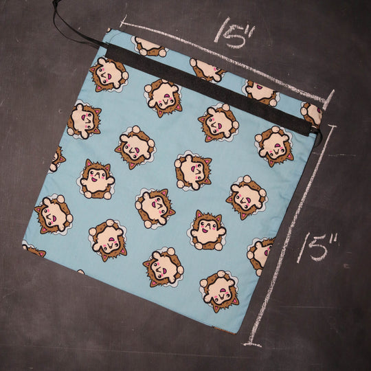 Large Project Bag in Hedgehog Butts