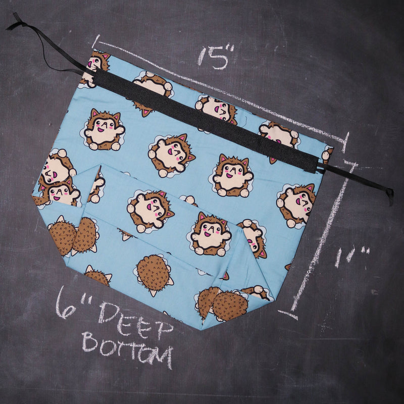 OOPS Project Bag in Hedgehog Butts