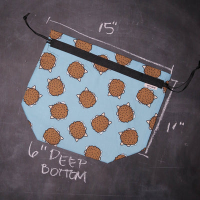 OOPS Project Bag in Hedgehog Butts