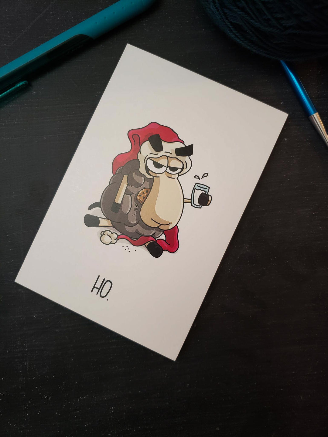 Greeting Card in Larry "Ho."