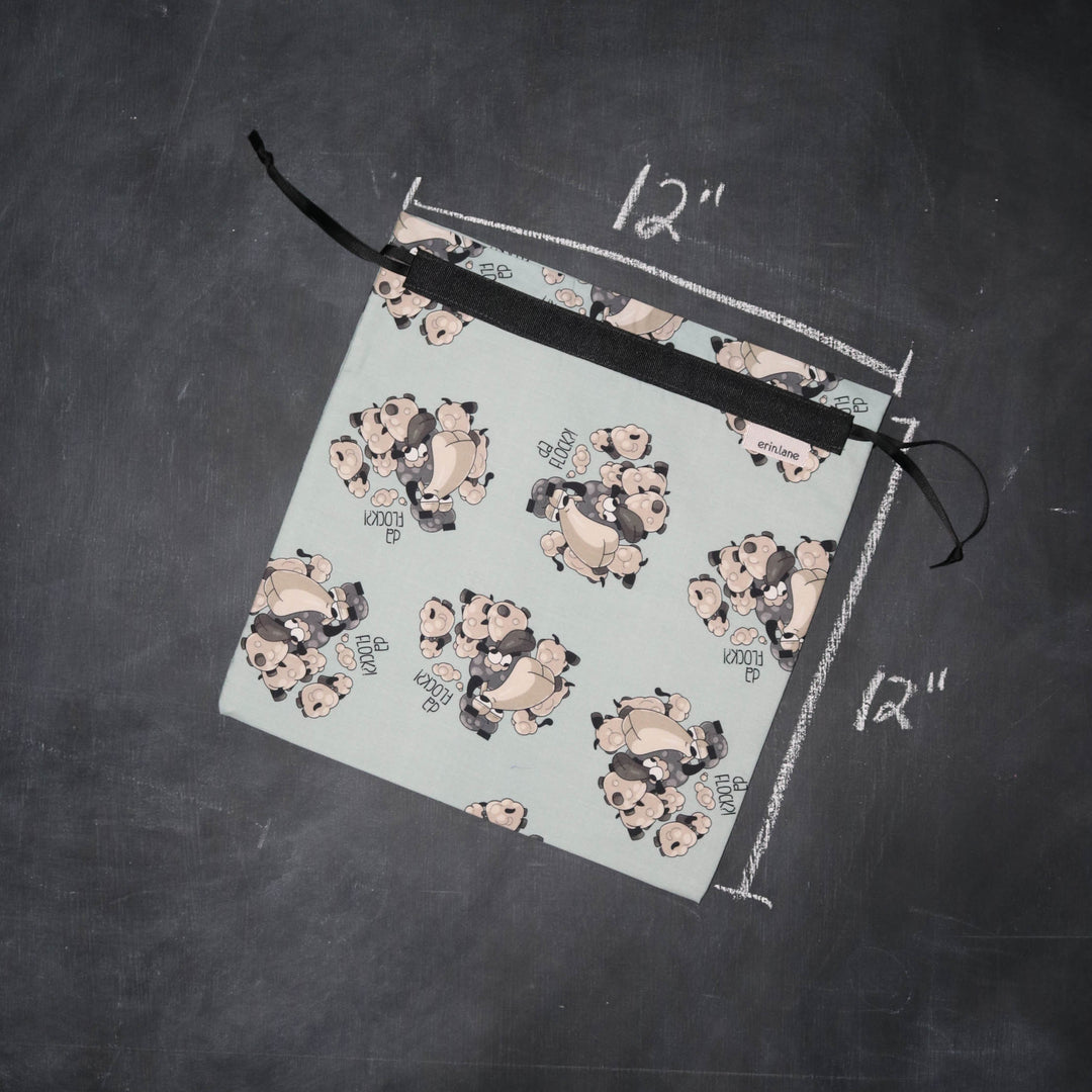 Small Project Bag in Larry "Da Flock?"