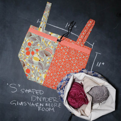 Super Twofer Project Tote Bag in Climbing Blossoms
