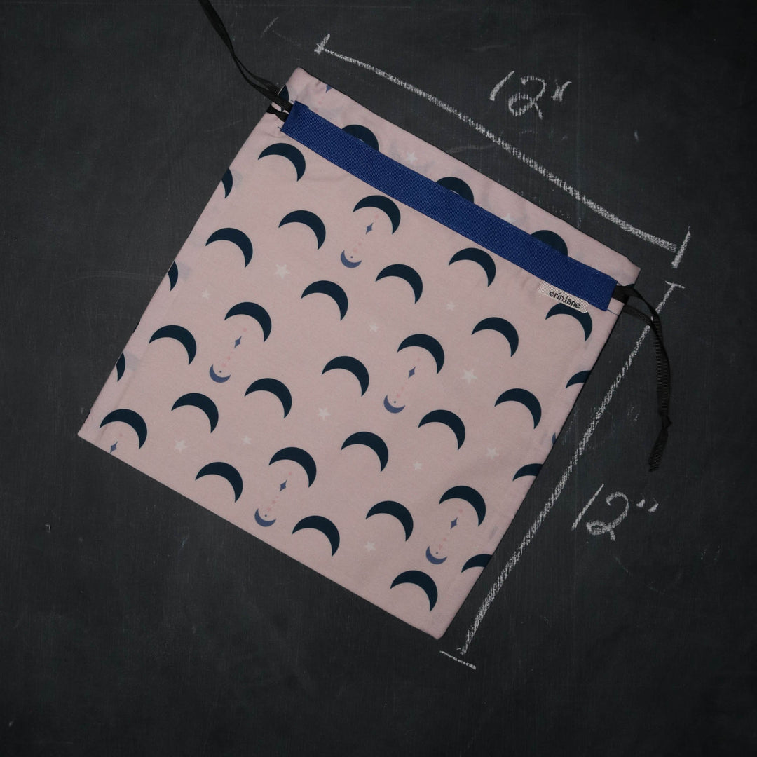 Small Project Bag in Cresent Moons
