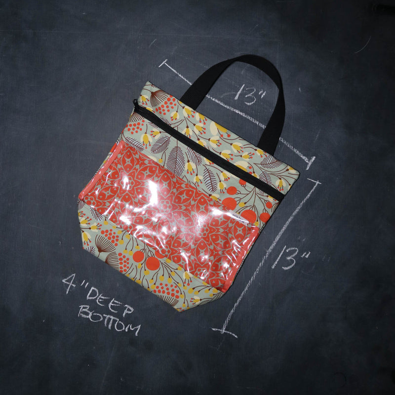 View Ewe Tote Bag in Climbing Blossoms