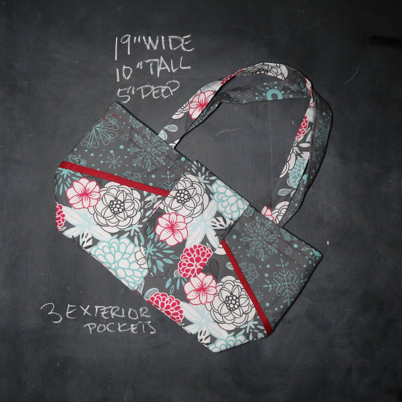 Ewesful Tote Bag in Winter Floral