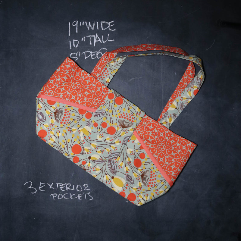 Ewesful Tote Bag in Climbing Blossoms