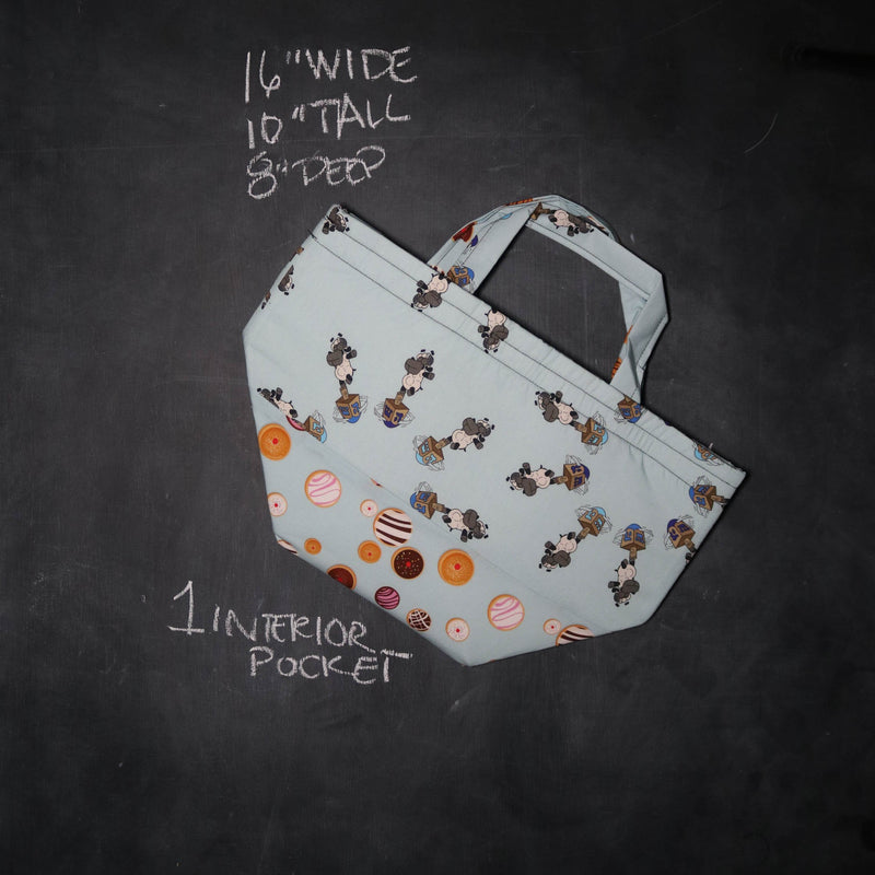 Bucket Tote Bag in Driedle Sheeple