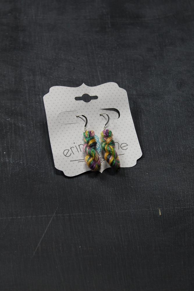 Mini Hank Earrings in Spring Blossom