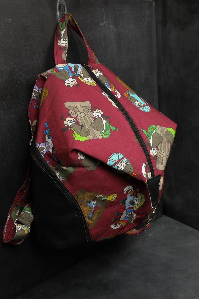 Denver Backpack in Jane Austen Sheeple