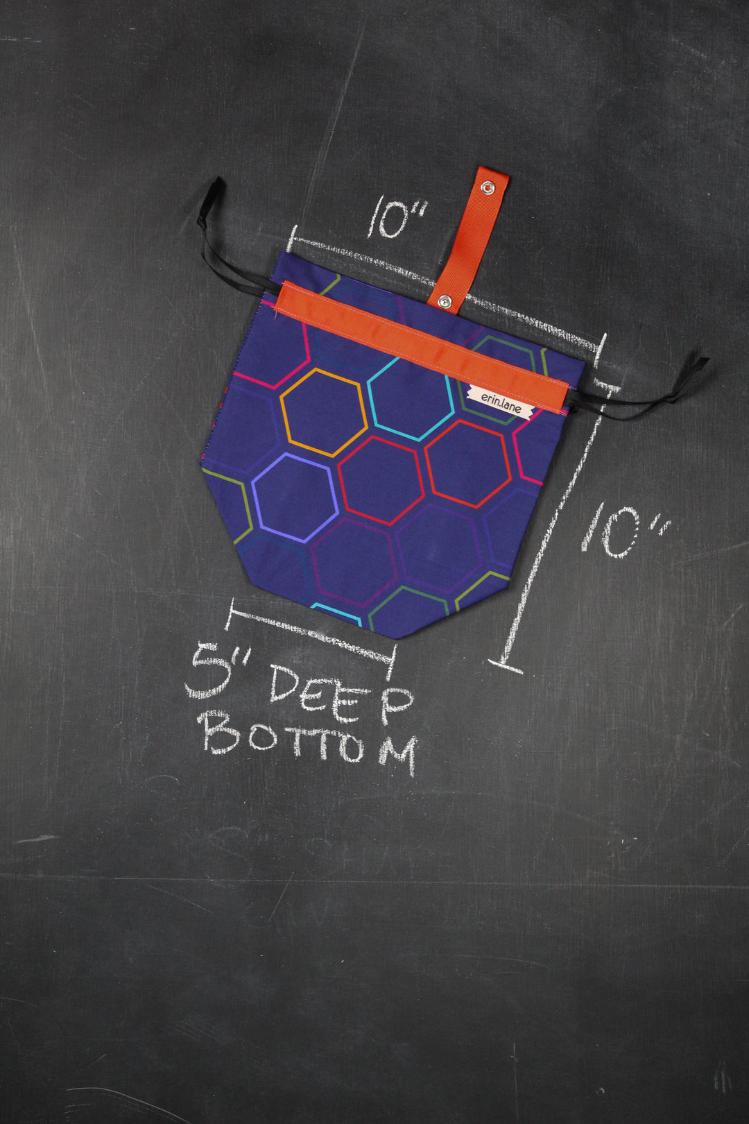 Sock Project Bag in Hexifloofs Work in Progress