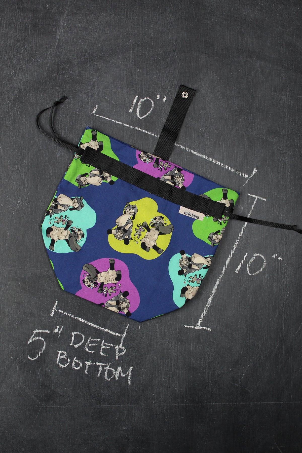 Sock Project Bag in The Family Floof 2020
