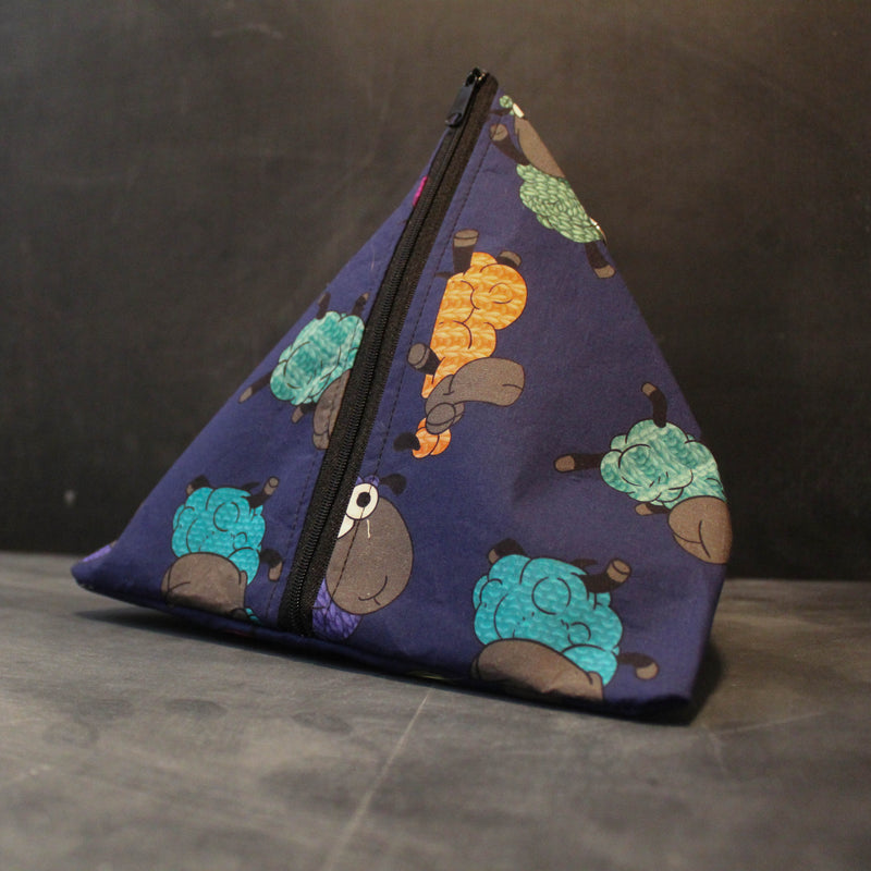 D4 Zippered Project Bag in Stitchy Soiree