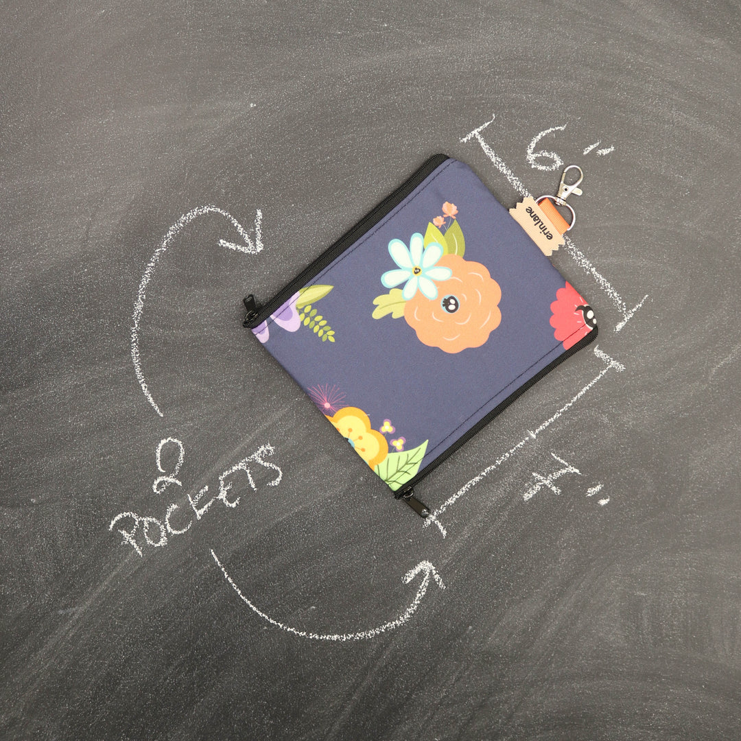 Zip and Clip Notions Organizer in Growing Goth