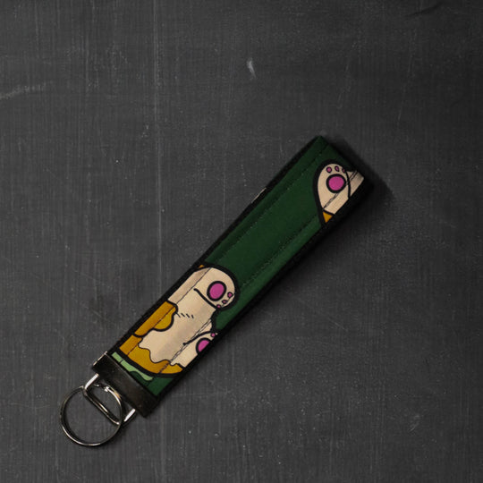 Fob Key Chain Handle in Corgi Dog Butts